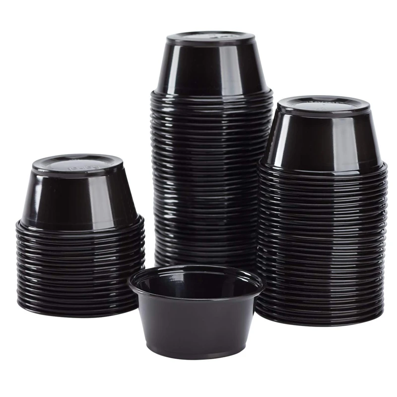 Black Jello Shot Cups